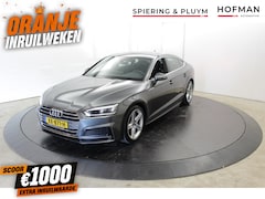 Audi A5 Sportback - 45 TFSI Sport 252PK Camera 2xS-line Virtual Groot Navi Hybride Alarm Leer Stoelverw LED