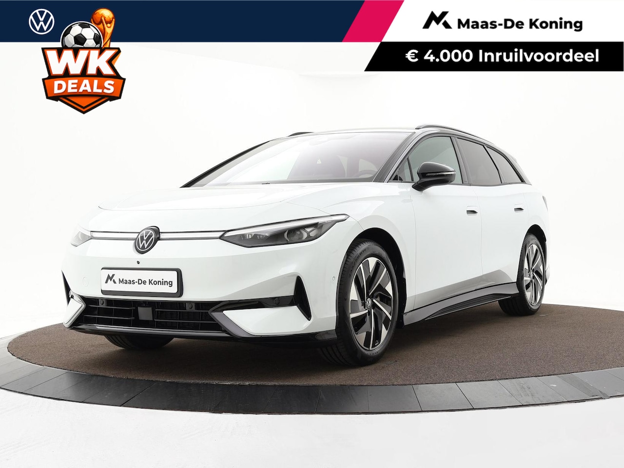 Volkswagen ID.7 - Pro Limited Edition 77 kWh accu 286 PK · Draadloze telefoonlader · 360 camera · verwarmde - AutoWereld.nl