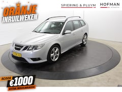 Saab 9-3 Sport Estate - 2.8 T V6 Aero XWD 281PK Youngtimer NL Auto Leer Navi Stoelverw Cruise Trekh