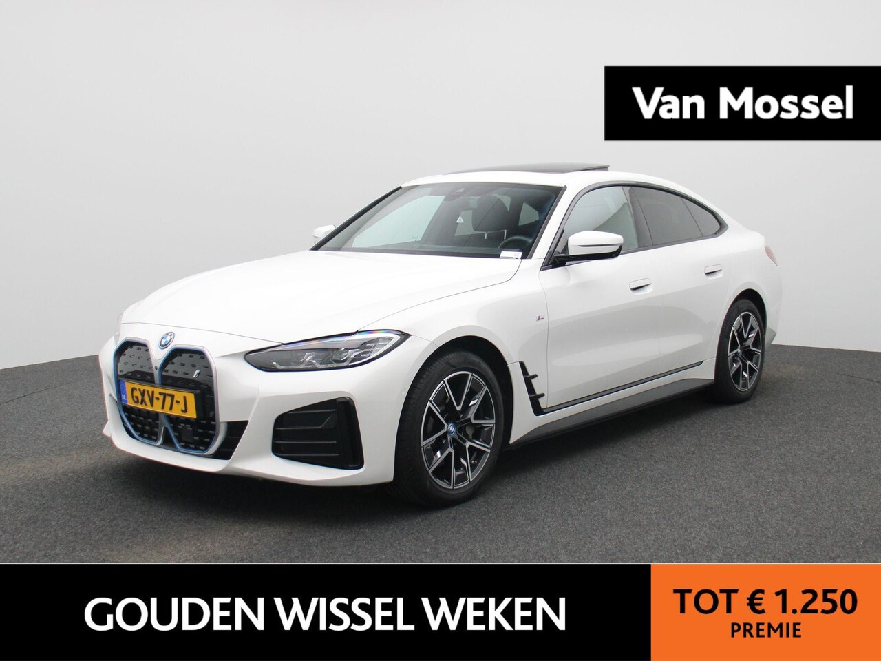 BMW i4 - eDrive35 High Executive 70 kWh M-Sport | Panoramadak | Navigatie | Leder | LED | Camera - AutoWereld.nl