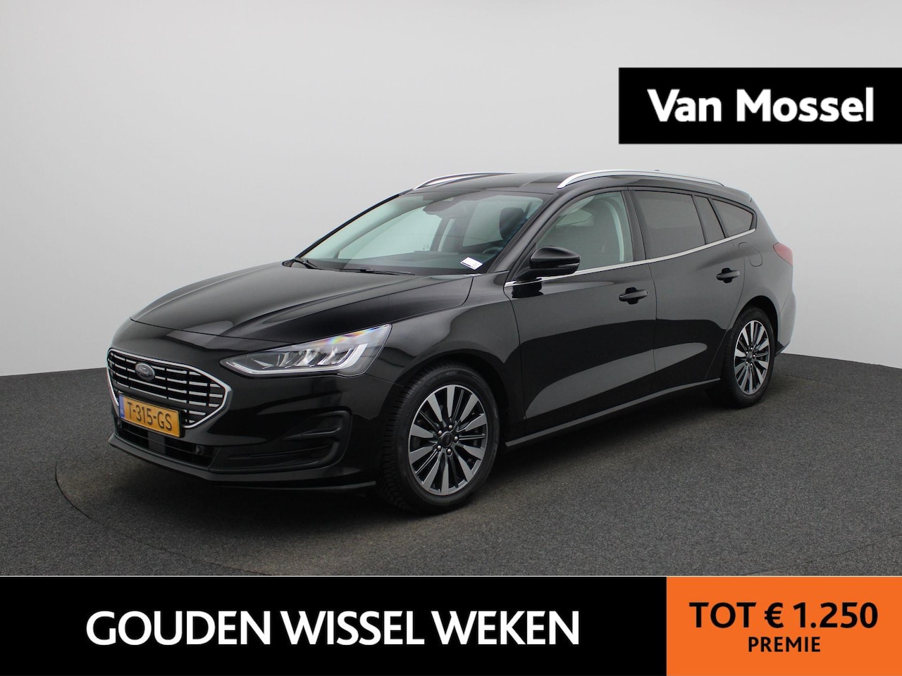 Ford Focus Wagon - 1.0 EcoBoost Hybrid Titanium X AUTOMAAT | NAVIGATIE | PARKEERSENSOREN | CAMERA | LED - AutoWereld.nl