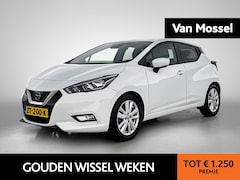 Nissan Micra - 1.0 IG-T N-Connecta | NAVIGATIE | ACHTERUITRIJCAMERA | BLEUTOOTH | CRUISE CONTROL | PARKEE