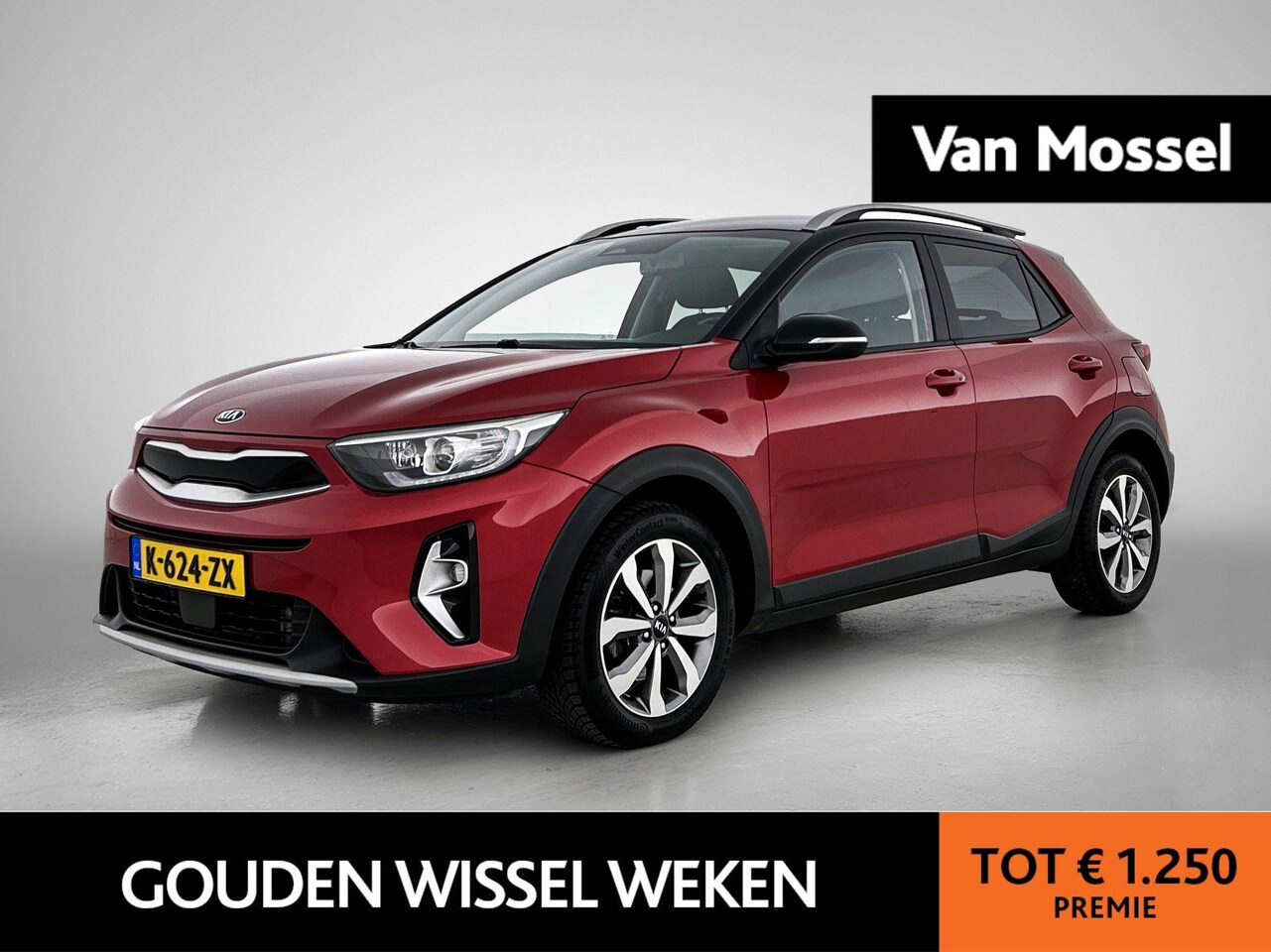 Kia Stonic - 1.0 T-GDi MHEV DynamicPlusLine | LMV | Navigatie | Parkeer sensoren | Climate control | Bl - AutoWereld.nl