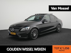 Mercedes-Benz C-klasse - 180 Premium AUTOMAAT | BURMESTER | DESIGNO INTERIEUR | SPORTSTOELEN | CLIMA | NAVIGATIE |
