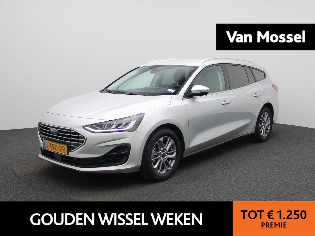 Ford Focus Wagon - 1.0 EcoBoost Hybrid Titanium | Navigatie | Groot scherm | Apple Carplay / Android Auto | C - AutoWereld.nl