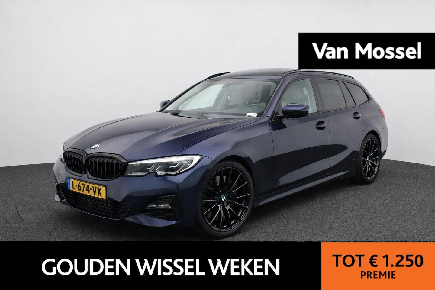 BMW 3-serie Touring - 318i Sport Line | Automaat | Panoramadak | Apple Carplay | Oyster Leer | Stoelverwaming | - AutoWereld.nl