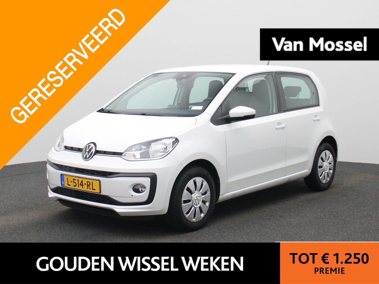 Volkswagen Up! - 1.0 | Climate Control | Stoelverwarming | Achteruitrijcamera | Parkeersensoren | - AutoWereld.nl