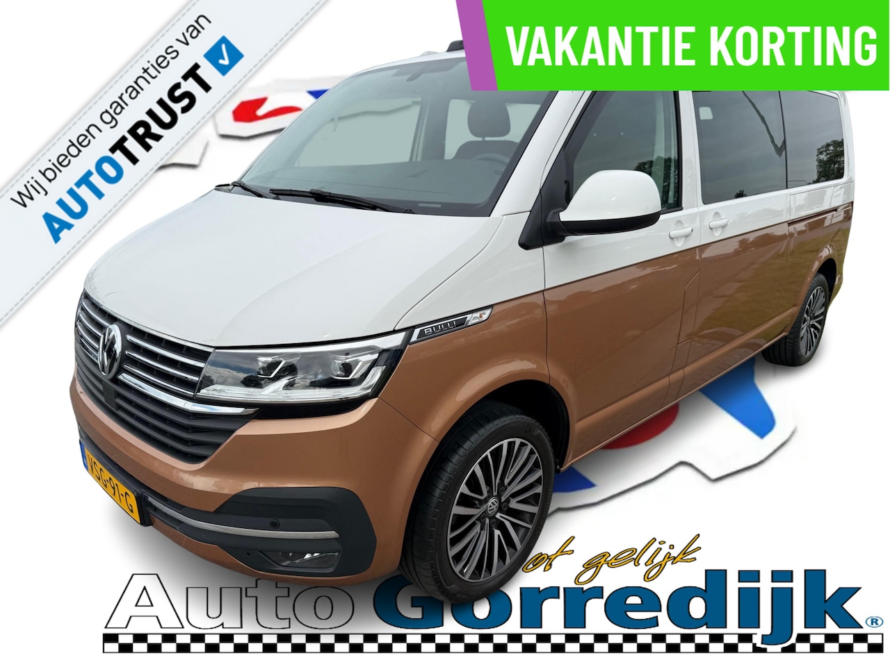 Volkswagen Transporter - 2.0 TDI L2H1 31 DC 4Motion Bulli T6. 204PkDubbele Cabine DSG 31 L2H1 DIG. COCKPIT ADAPT. C - AutoWereld.nl