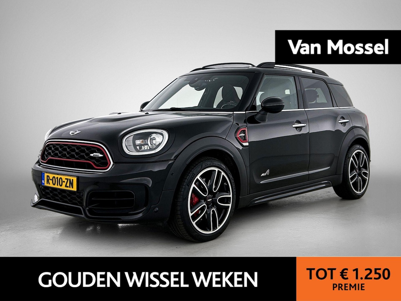 MINI Countryman - 2.0 John Cooper Works ALL4 Chili | PANORAMADAK | HEAD-UP | HARMAN KARDON | ACHTERUITRIJCAM - AutoWereld.nl
