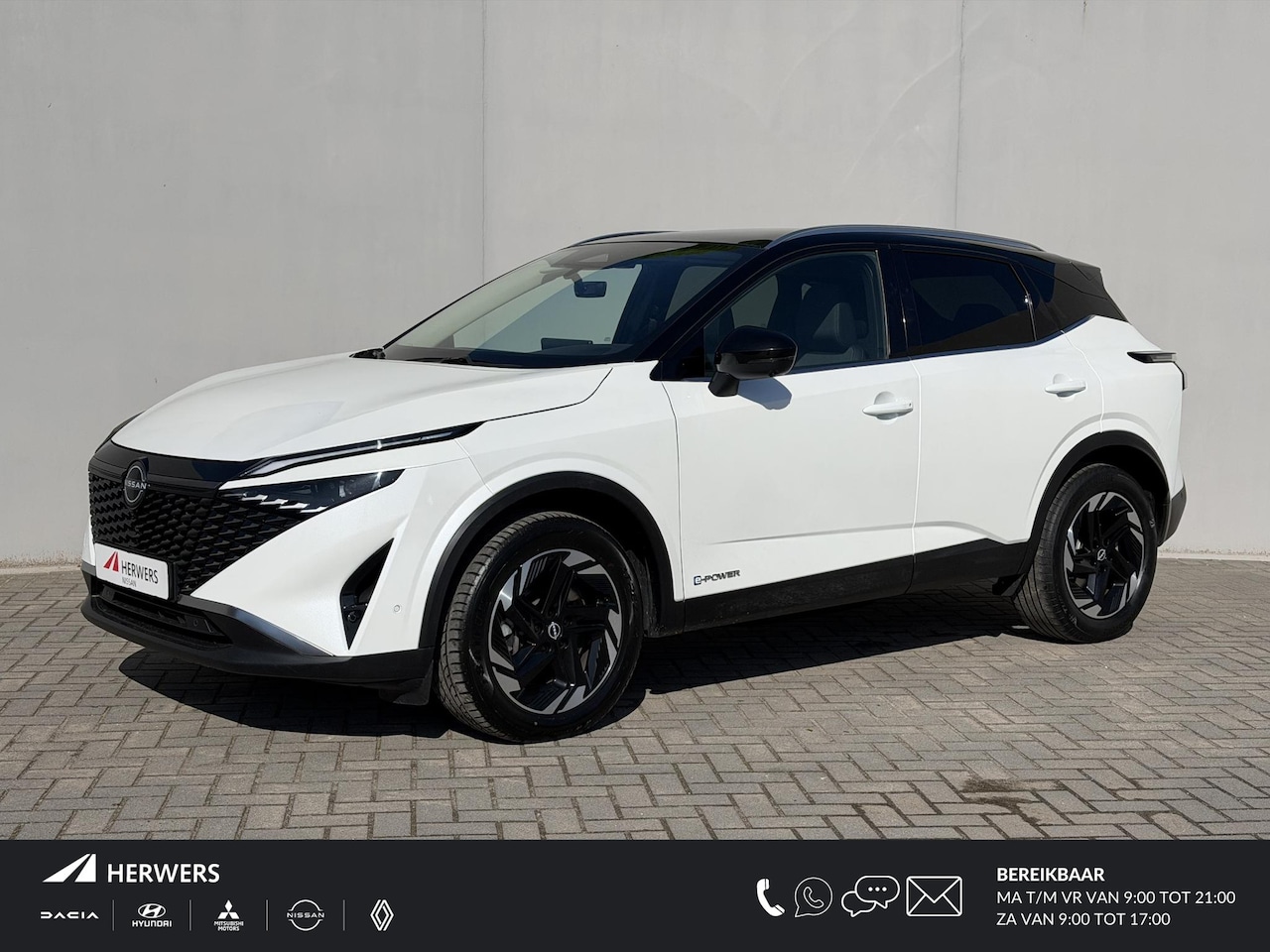 Nissan Qashqai - 1.5 e-Power N-Connecta / Panoramadak / Facelift / Navigatie / 360 Camera / Dodehoek Detect - AutoWereld.nl