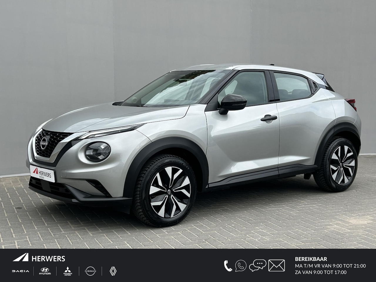 Nissan Juke - 1.0 DIG-T Acenta Handgeschakeld / Allseason banden / Apple carplay Android auto / Stoelver - AutoWereld.nl