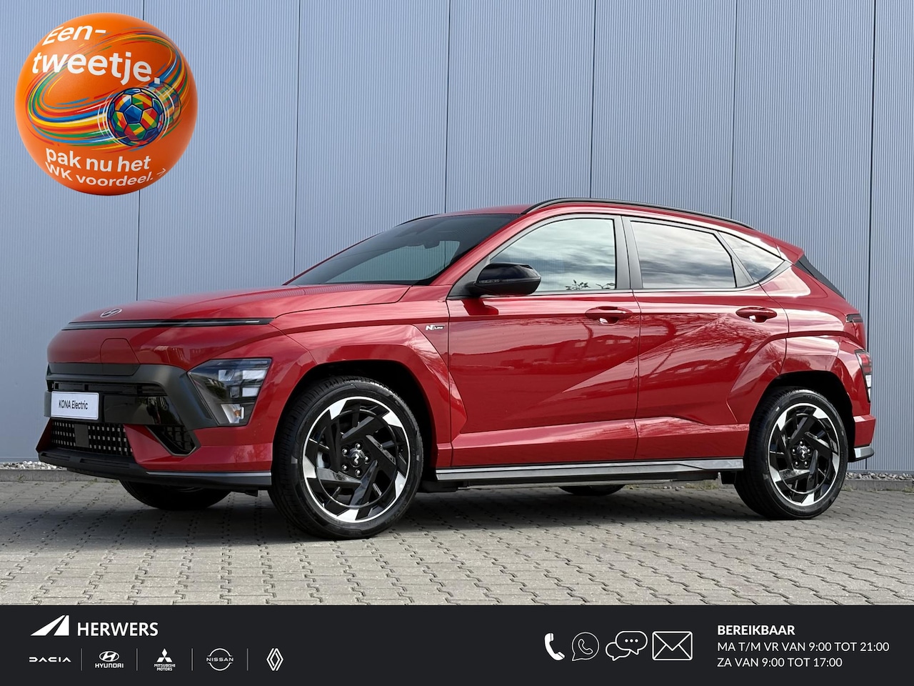 Hyundai Kona Electric - N Line Business 64.8 kWh / €1000,- Voordeel / Uit Voorraad Leverbaar / Navigatie / Cruise - AutoWereld.nl