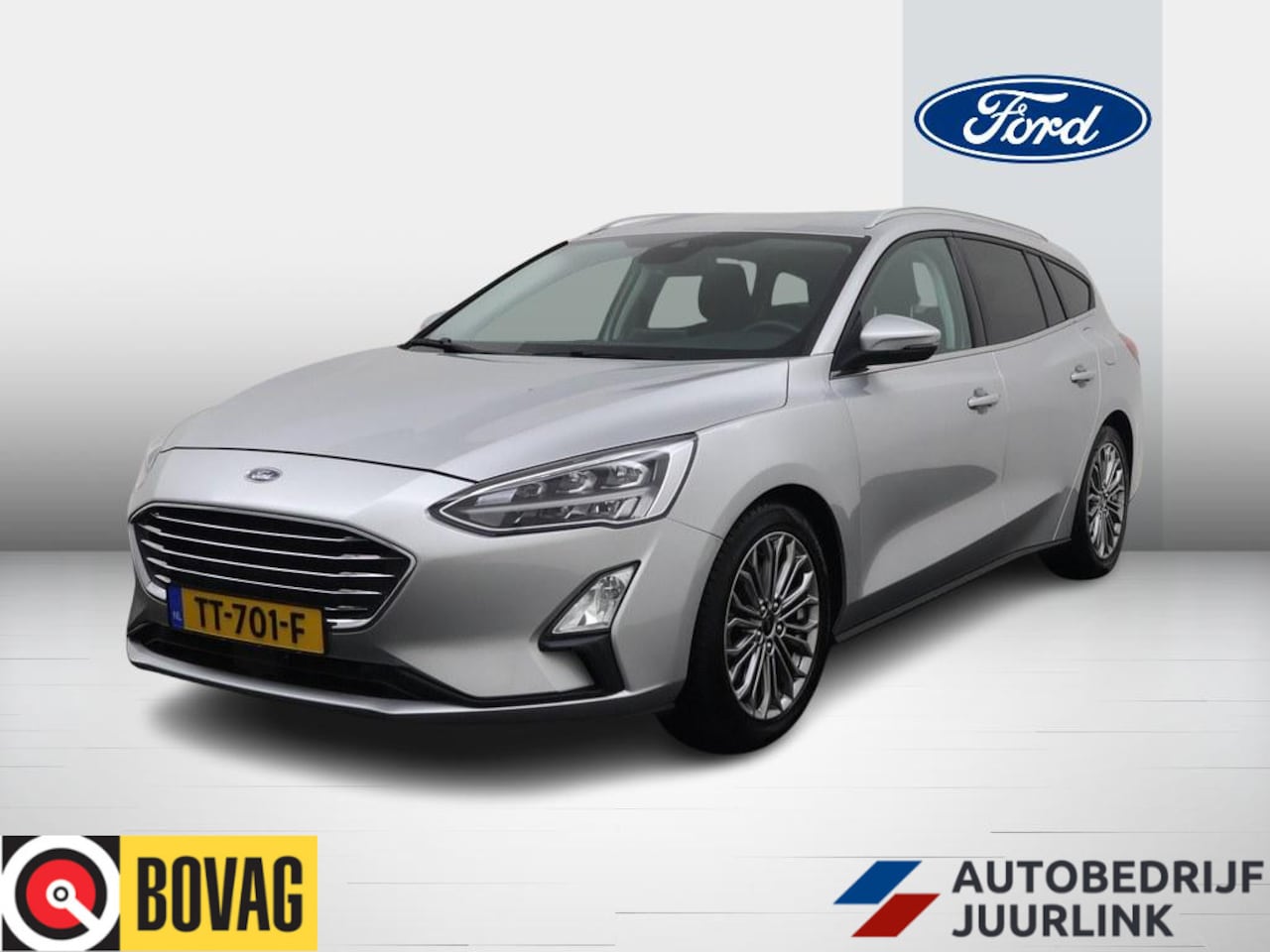 Ford Focus Wagon - 1.0T 125PK Automaat Titanium Business Winterpakket Led/Trekhaak/B&O/Ad.Cruise/4S.Banden - AutoWereld.nl