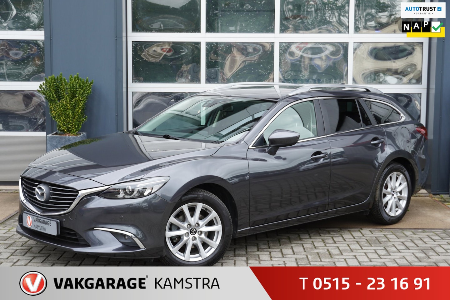 Mazda 6 Sportbreak - 2.0 SkyActiv-G 165PK NAP Leder/BOSE/Navi - AutoWereld.nl