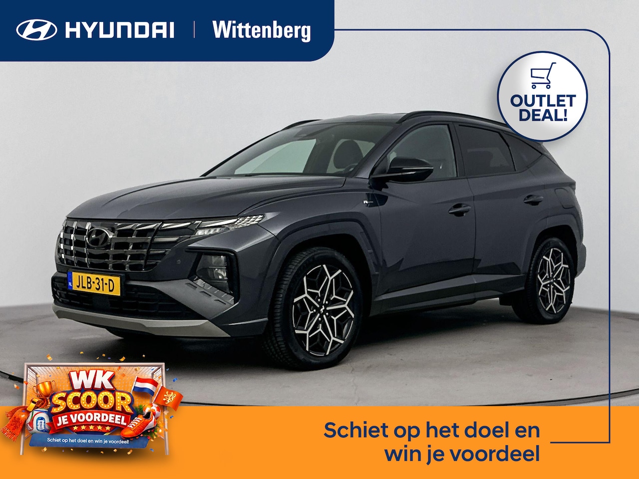Hyundai Tucson - 1.6 T-GDI PHEV N Line 4WD | Navigatie met Apple Carplay Android Auto | Parkeer sensoren vo - AutoWereld.nl