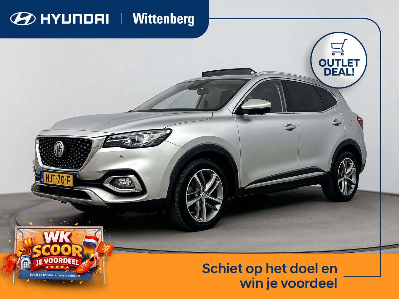 MG EHS - 1.5 TGDI LUXURY | OUTLETDEAL! | NAVI | CLIMA | CRUISE ADAPT.| CAMERA | LEDER | SCHUIFDAK | - AutoWereld.nl