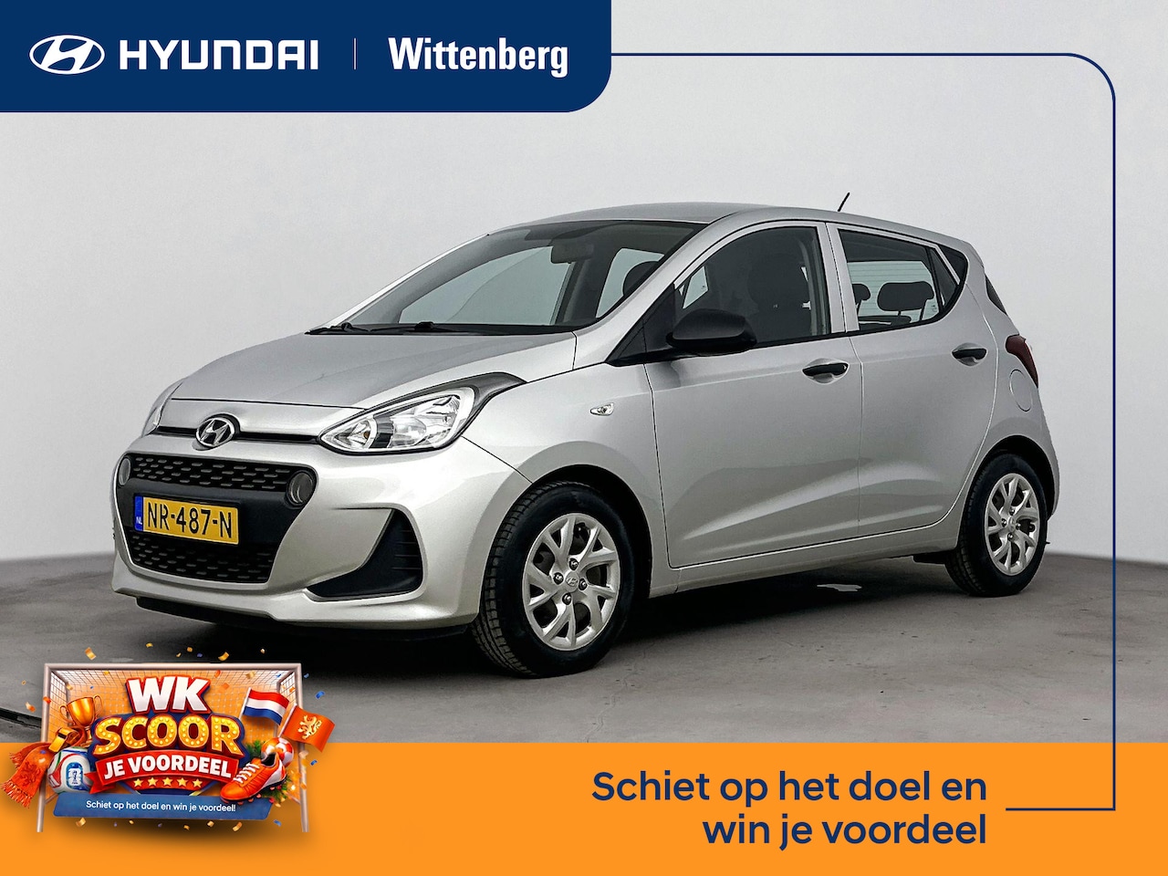 Hyundai i10 - 1.0i i-Motion | Airco | El. bed. ramen | Centrale vergrendeling | - AutoWereld.nl