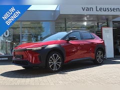Toyota bZ4X - PREMIUM 71KWH 20"LMV PANODAK TREKHAAK EL-ACHTERKLEP KEYLESS STOEL/STUURVERW. HALF-LEDER EL