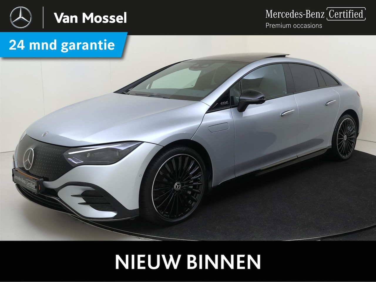 Mercedes-Benz EQE - 350 AMG Line 89 kWh Panoramadak / Memory Seats / Luchtvering / Burmester 3D / Distronic / - AutoWereld.nl