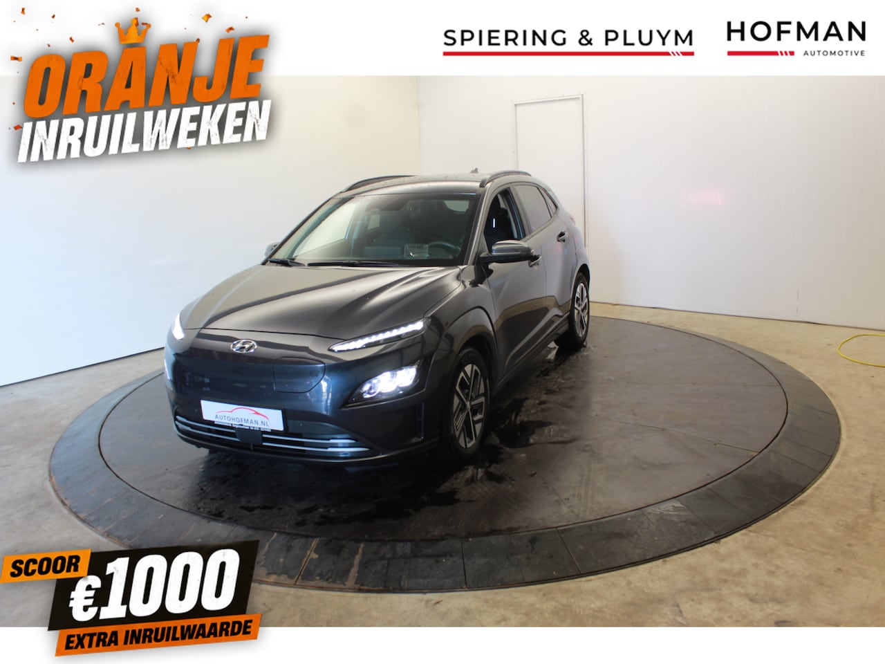 Hyundai Kona Electric - EV Fasion 64 kWh SOH 100% 204PK Head Up Camera 3 Fase-Laden Dodeh detec Winterpack - AutoWereld.nl