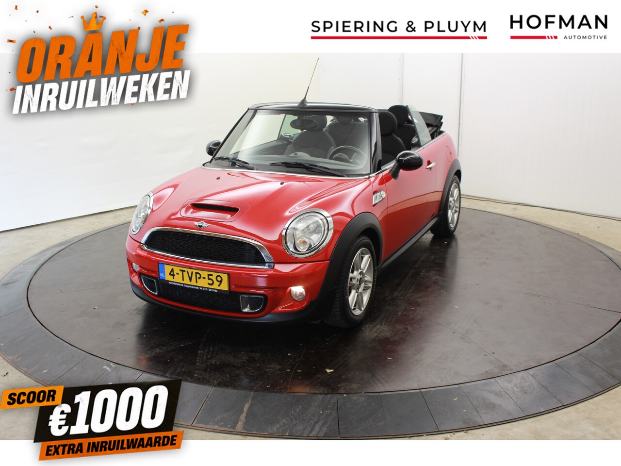 MINI Cabrio - Cooper S 184 PK | Climate | Onderh boekjes | Leder | - AutoWereld.nl