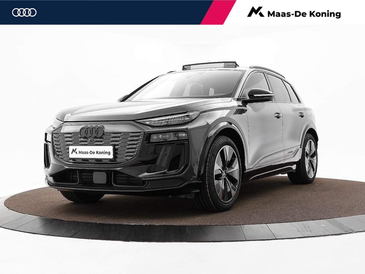 Audi Q6 e-tron - 252pk S edition 83 kWh · SOH 97,5% · Panoramadak · Leder · 360 Camera · Luchtvering · Wegk - AutoWereld.nl