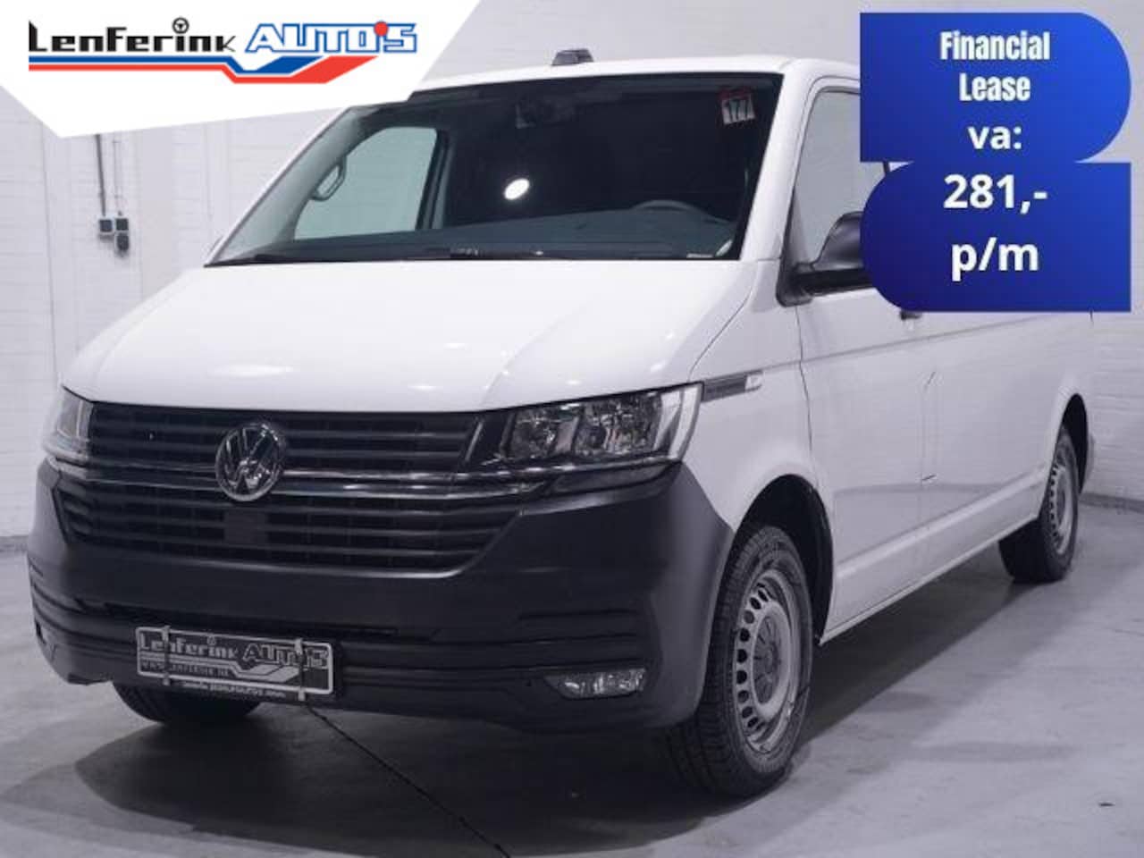 Volkswagen Transporter - 2.0 TDI 110 pk L2H1 Airco, Achterklep, Camera Opbergkasten Laadruimte, PDC achter, 2-Zits - AutoWereld.nl