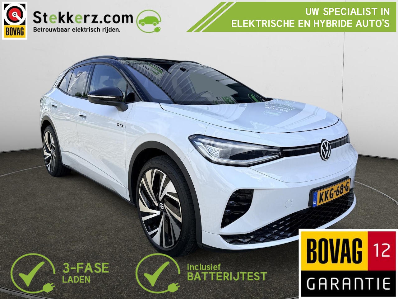 Volkswagen ID.4 - GTX 4Motion 77 kWh | All-in prijs incl. Fabrieksgarantie | Panorama | Trekhaak | El. achte - AutoWereld.nl