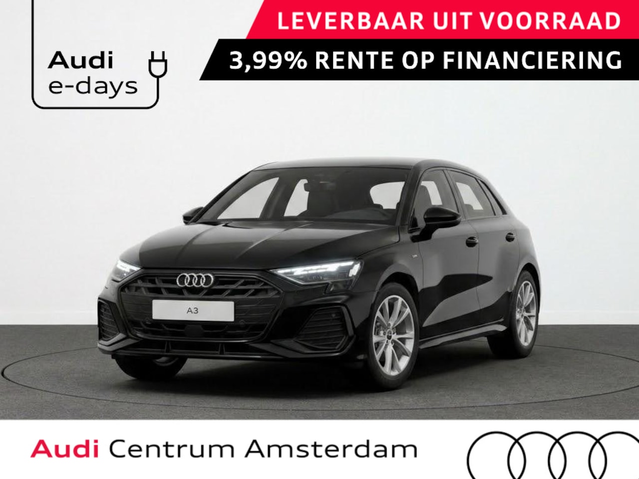 Audi A3 Sportback - S edition 40 TFSI e 204 pk | Comfortpakket plus | Lichtpakket plus ambient light | Glazen - AutoWereld.nl