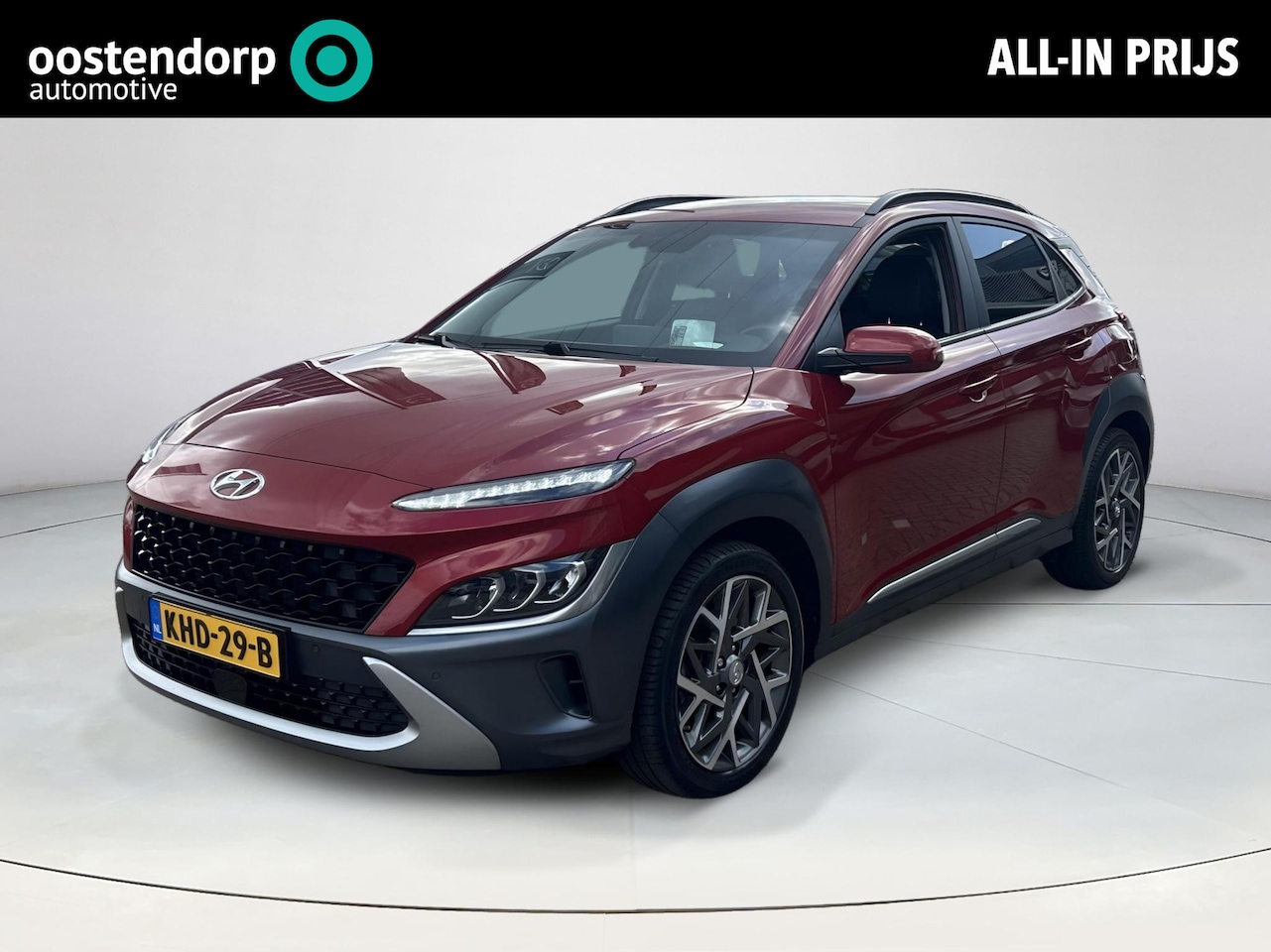 Hyundai Kona - 1.6 GDI HEV Premium Special | Lederen bekleding | Elektrische stoelen | Stoelverwarming | - AutoWereld.nl