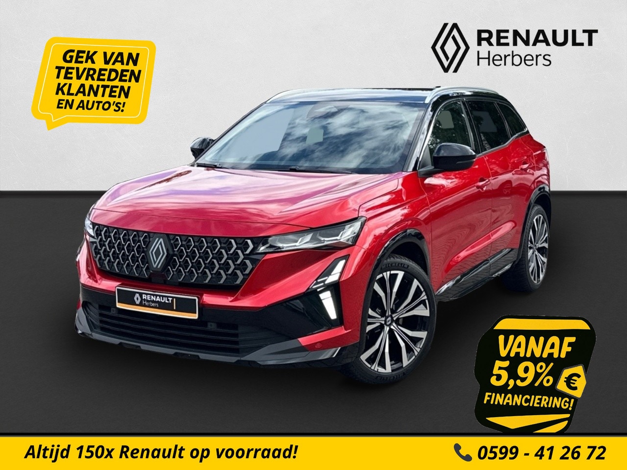 Renault Austral - 1.2 E-Tech full hybrid 200 techno NIEUW MODEL / 20 INCH / ALL SEASON - AutoWereld.nl