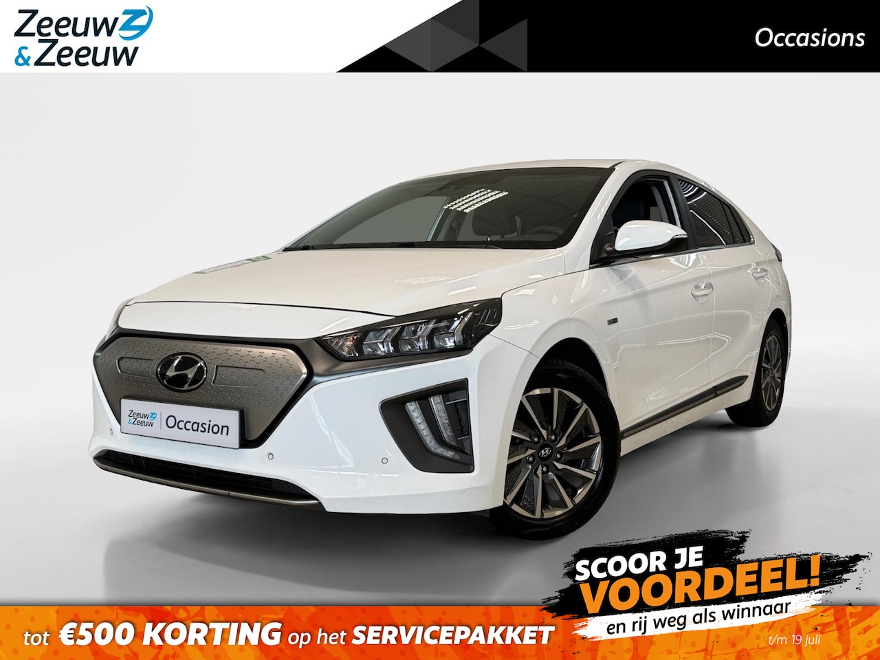 Hyundai IONIQ - PREMIUM | 38 KWH | LEDER | OPEN DAK | NL-AUTO | DEALERONDERHOUDEN | - AutoWereld.nl