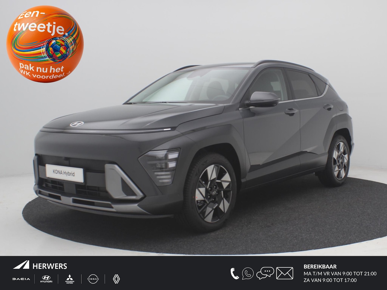 Hyundai Kona - 1.6 GDI HEV Comfort Smart ** Nu met € 4.500 Voordeel ** Nieuw uit voorraad leverbaar ** - AutoWereld.nl