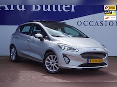 Ford Fiesta - 1.0 EcoBoost Titanium X+Led+B-O-Sound/stoel-verw+Leder+pano-dak+Navigatie+parkeer hulp = S