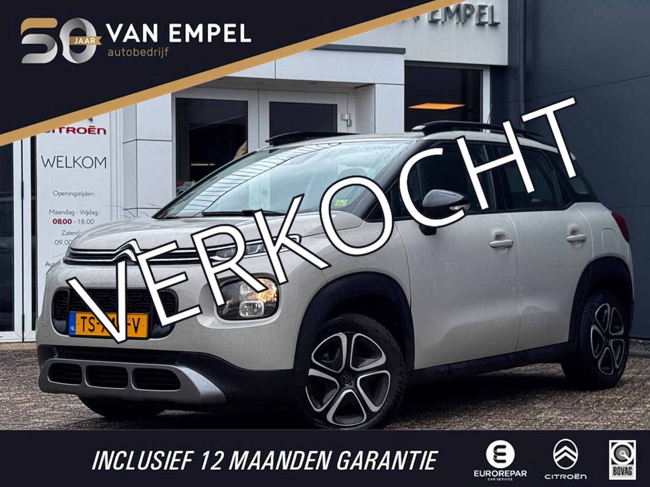 Citroën C3 Aircross - 1.2 PureTech S&S Feel | Automaat | Trekhaak | 1e Eigenaar | NL-Auto | Citroen dealer onder - AutoWereld.nl