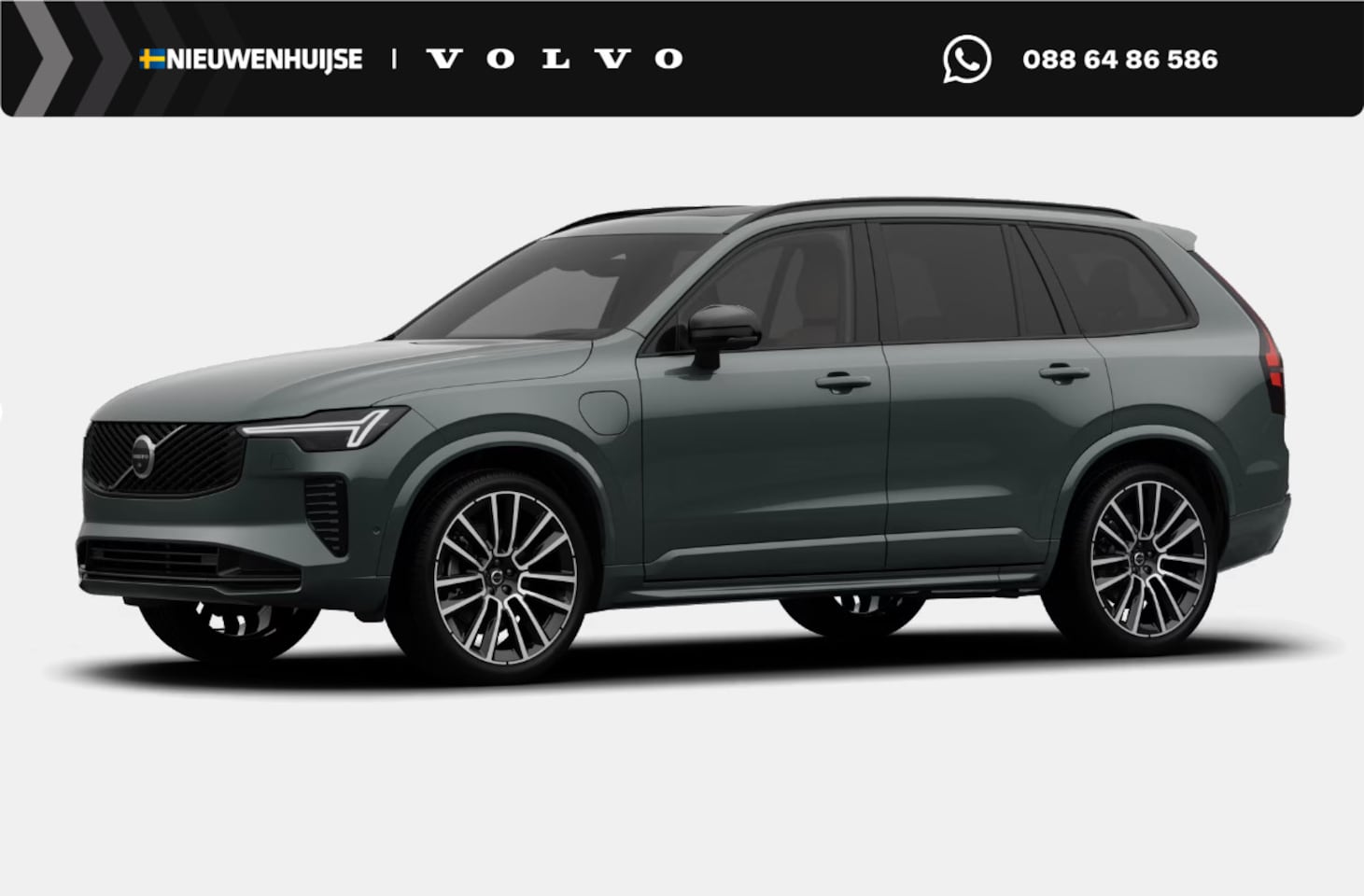 Volvo XC90 - T8 Plug-in hybrid AWD Ultra Black Edition Edition Executive | Luchtvering | Gelaagd Glas | - AutoWereld.nl