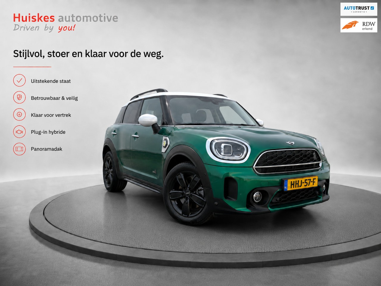 MINI Countryman - Mini 2.0 Cooper S E ALL4 Leer/Pano/HUD/ACC - AutoWereld.nl