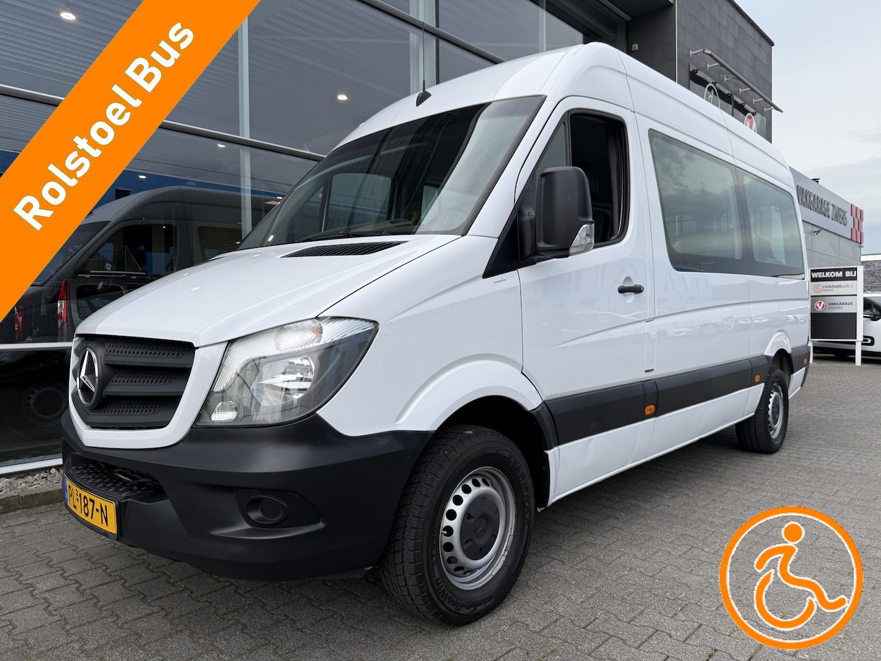 Mercedes-Benz Sprinter - L2H2 Rolstoelbus / Personenbus 314 2.2 CDI (Zeer nette en goed onderhouden bus met mogelij - AutoWereld.nl