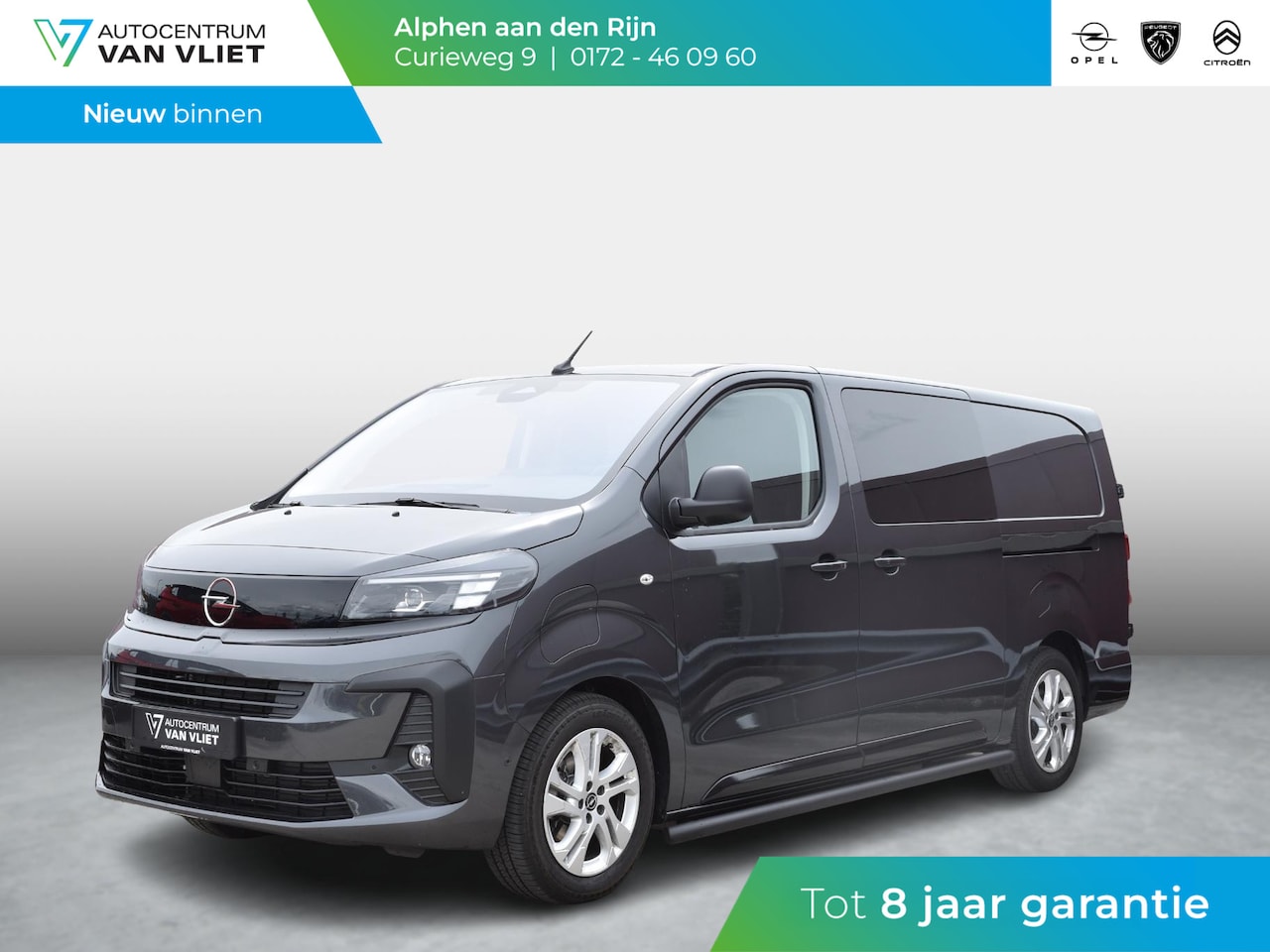 Opel Vivaro Electric - L3 75 kWh DC | DUBBELE CABINE | BETIMMERING | SIDE BARS | 2 SCHUIFDEUREN | TREKHAAK | STOE - AutoWereld.nl