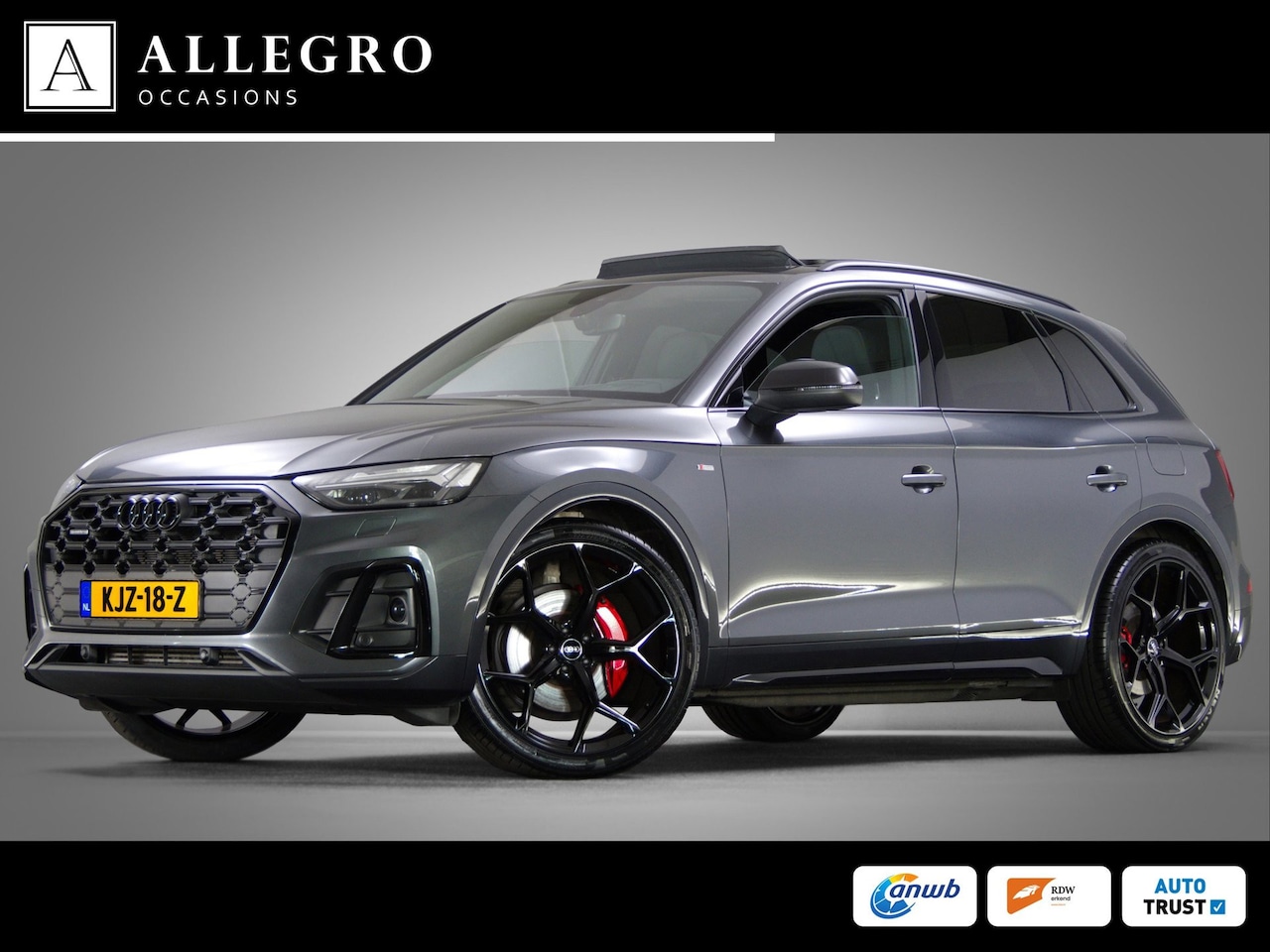 Audi Q5 - 55 TFSI e S-Line Edition Competition (LUCHTVERING, SFEERVERLICHTING, TREKHAAK, PANO, MASSA - AutoWereld.nl