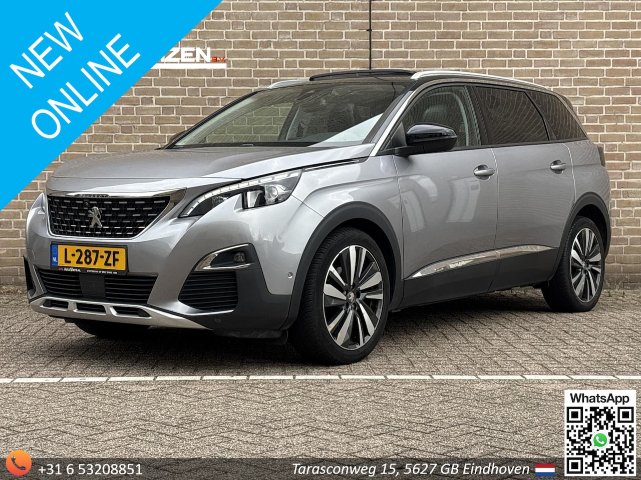 Peugeot 5008 - 1.2 PureTech Allure Automaat | € 7.400,- NETTO! | Leder | Pano | Climate | Cruise | Navi | - AutoWereld.nl