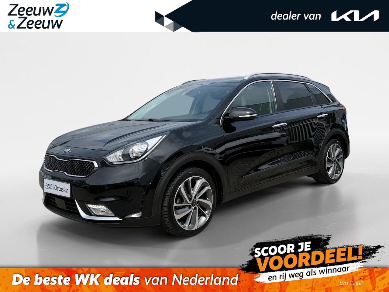 Kia Niro - 1.6 GDi Hybrid ExecutiveLine | LEDER | NAVI | CAMERA | STUUR & STOELVERWARMING | 18 INCH L - AutoWereld.nl
