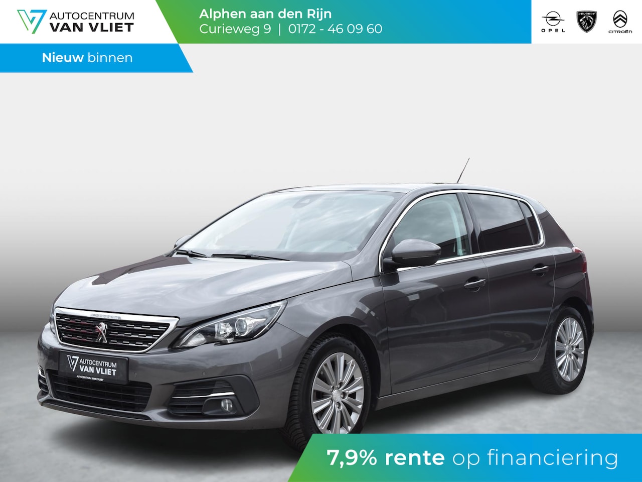 Peugeot 308 - 1.2 PureTech Blue Lease Premium | 130 PK | AUTOMAAT | NAVI | CLIMATE CONTROL | PARKEERSENS - AutoWereld.nl