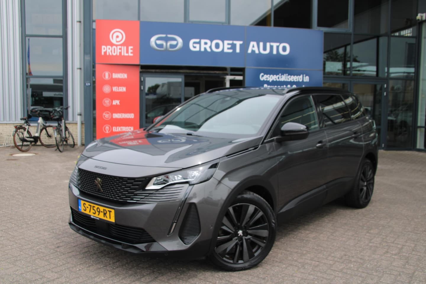Peugeot 5008 - 1.2 PureTech 130pk GT Automaat 7-zits Leer Airco Navi Black Pack Super mooi, - AutoWereld.nl
