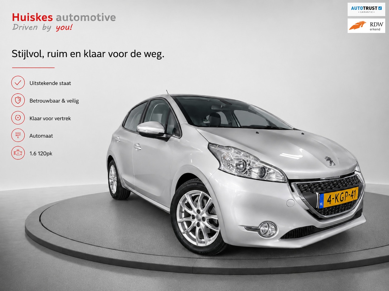 Peugeot 208 - 1.6 VTi Allure Automaat/pdc/navi/cruise/climate - AutoWereld.nl