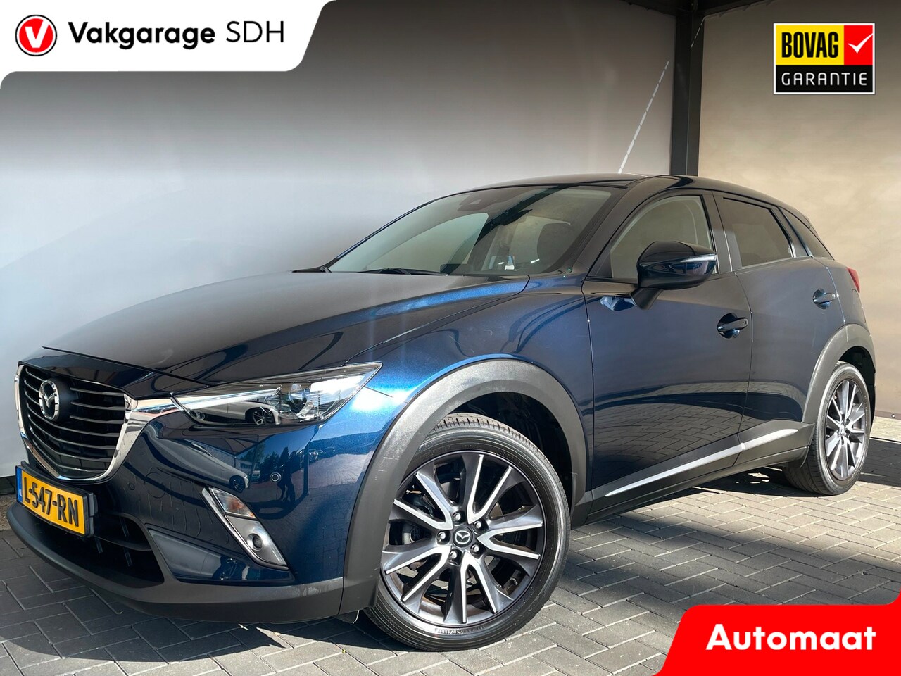 Mazda CX-3 - 2.0 SkyActiv-G 120 Dynamic|Automaat|HUD|Trekhaak|Leder|Stoelverwarming - AutoWereld.nl
