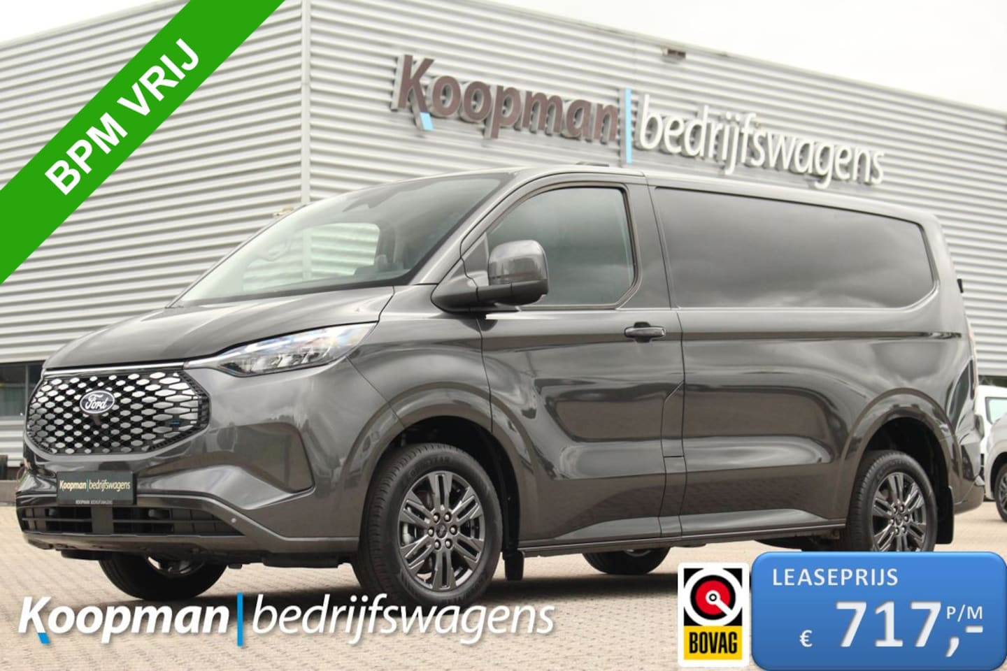 Ford Transit Custom - E-Transit 320 L1H1 Limited | 71kWh | 160kW/218pk | Trekgewicht 2300kg | Camera | Carplay/A - AutoWereld.nl