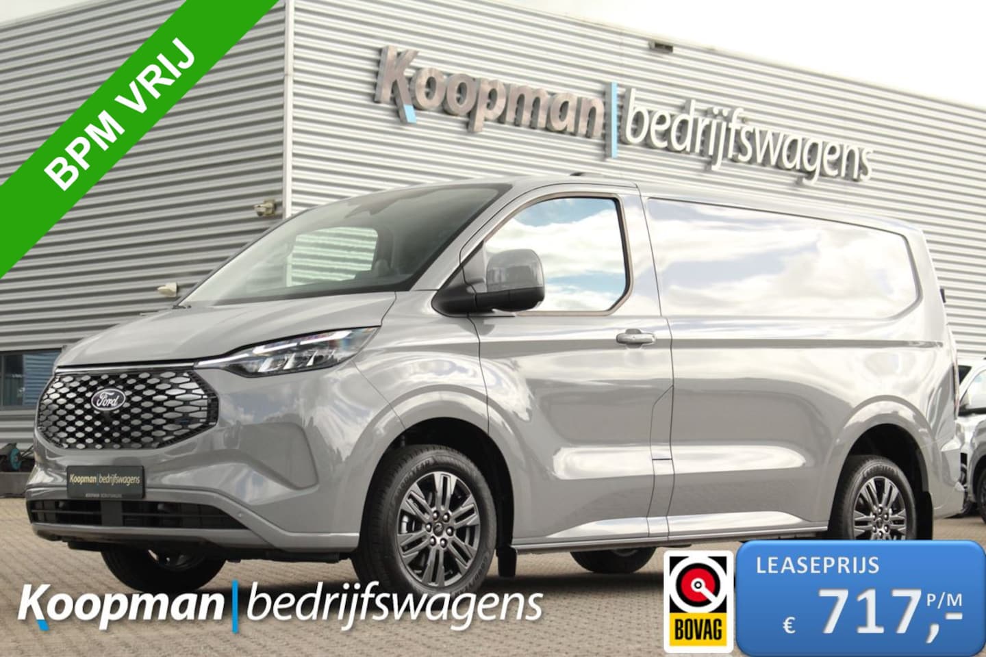 Ford Transit Custom - E-Transit 320 L1H1 Limited | 71kWh | 160kW/218pk | Trekgewicht 2300kg | Camera | Carplay/A - AutoWereld.nl