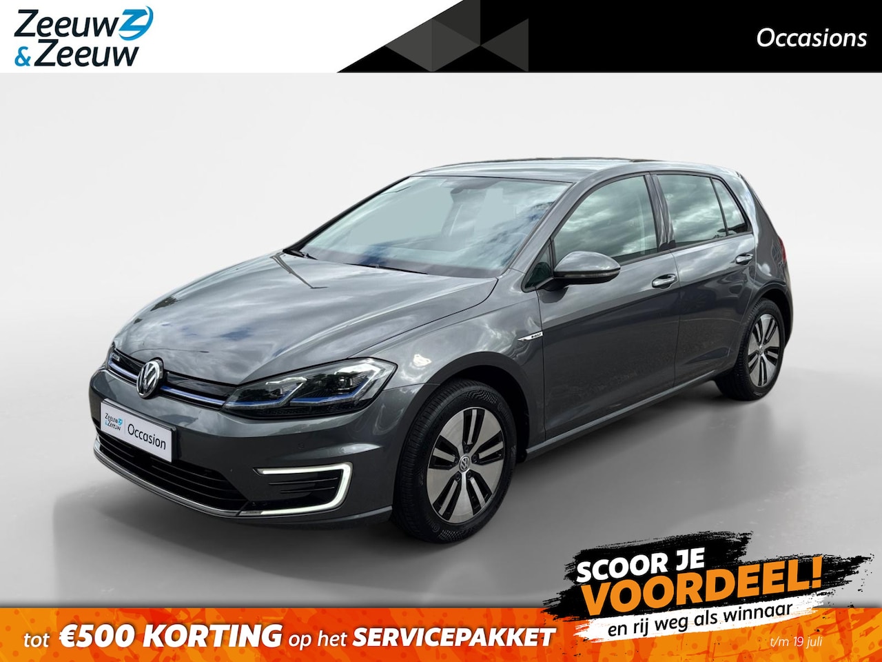 Volkswagen e-Golf - E-DITION | Adaptieve Cruise Control | Parkeersensoren | Climate Control | Navigatie | - AutoWereld.nl