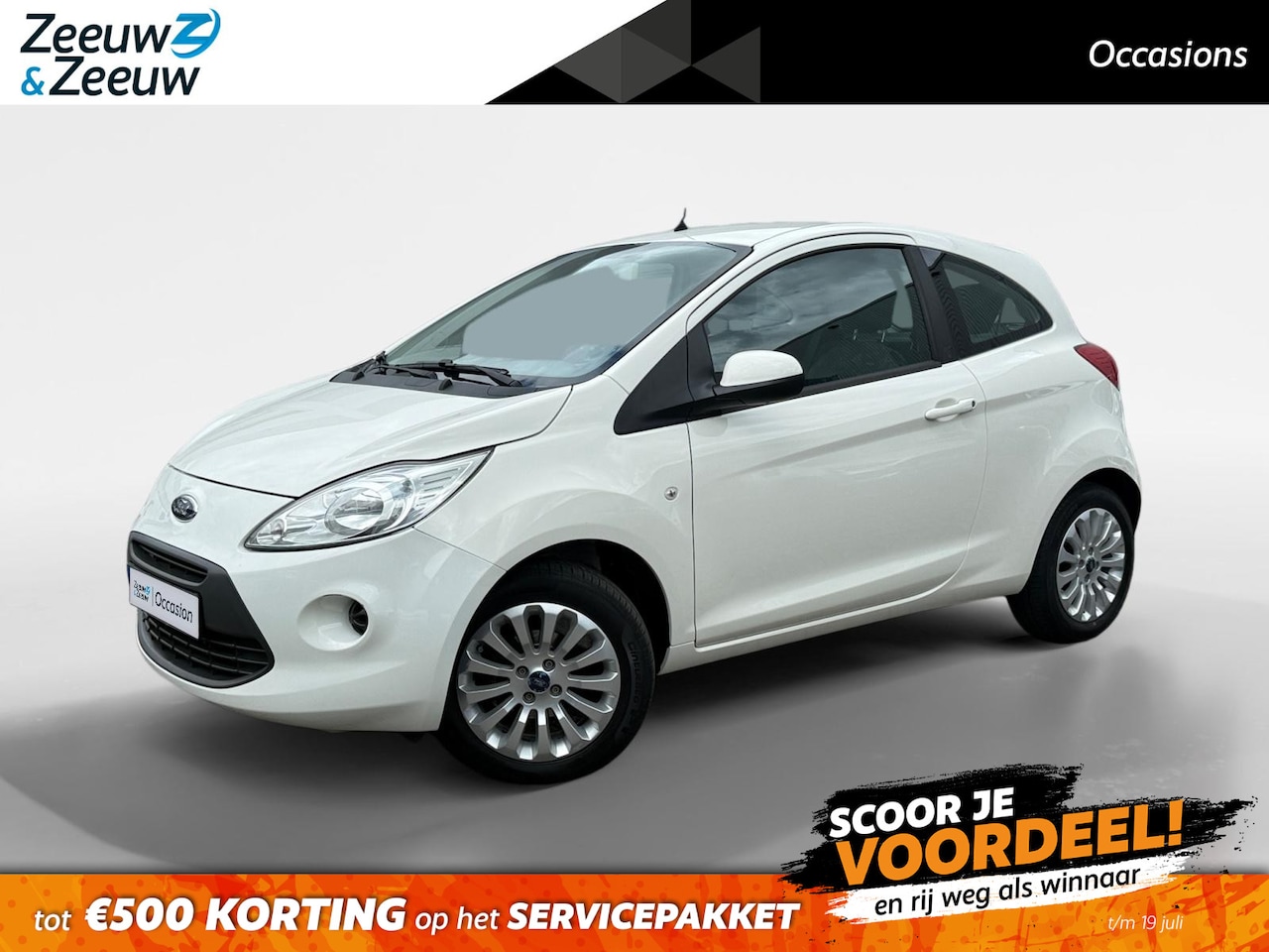 Ford Ka - 1.2 Style start/stop | Airco | Elektr. Ramen | Parkeersensoren | Bluetooth | 12 maanden ga - AutoWereld.nl